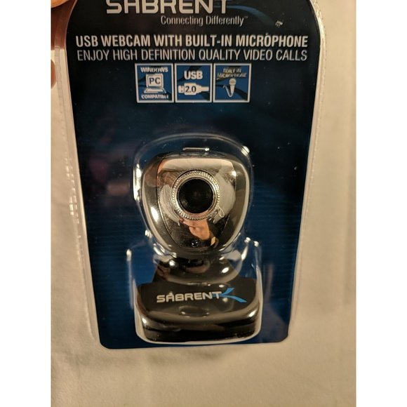 Sabrent SBT-WCCK High Definition USB Webcam W/Microphone #9071B BRAND NEW x2 - Picture 3 of 8